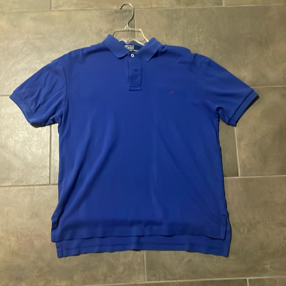 Men’s royal blue Polo by Ralph Lauren golf shirt